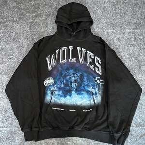 Darc Sport Wolves Club 537 / 1000 Pullover Hoodie Black Bodybuilding Men’s L